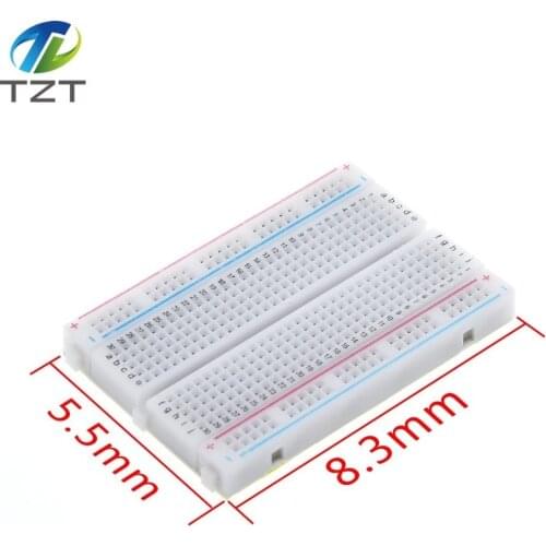 400 Tie Points Solderless PCB Breadboard Mini Universal Test Protoboard DIY Bread Board Bus Test Circuit Board For arduino