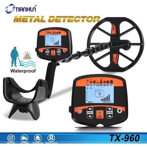 TX-960 Metal Detector Underground Professional Finder Gold Detector Treasure Hunter Detecting Pinpointer Waterproof Search