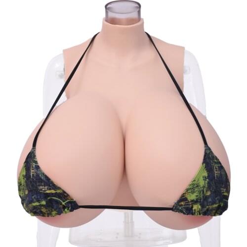 Silicone Breast Forms Realistic Fake Chest Boobs X Cup Crossdresser Drag Queen Shemale Transgender
