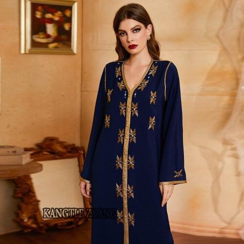 Eid Ramadan Abaya Dubai Turkey Islam Muslim Dress African Dresses For Women Caftan Marocain Robe De Soiree Longue Femme Kaftan