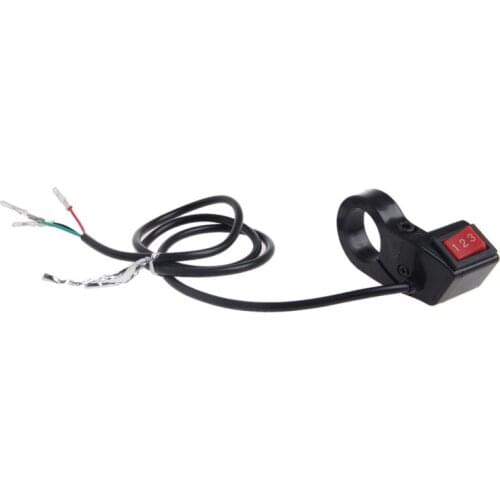 22mm Electric 3 Speed Module Switch For Shift E-bike Scooter Bike Motorcycle Kit