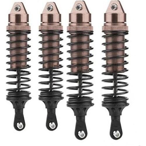 4pcs Metal Spring Shock Absorber Damper for 1/10 Traxxas Slash 4x4 727 RC Monster Truck Accessories