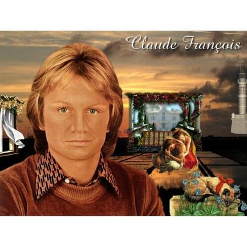 5D Diy Square&round 5d Diamond Painting Claude Francois Crystal Painting Full Diamonds Decorative Diy Diamond Embroidery Kits