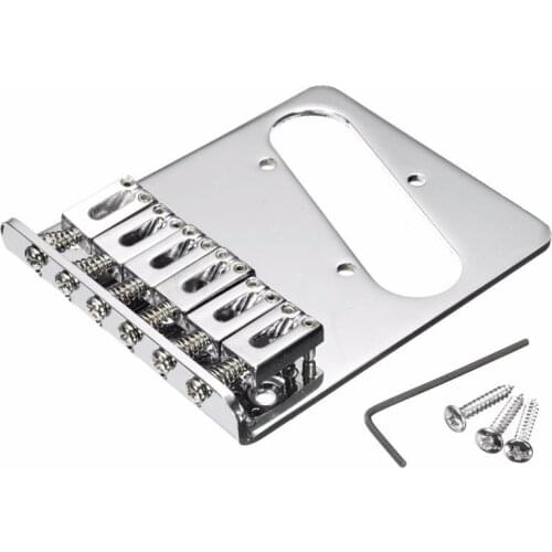 6 TL Chrome Guitar Bridge Gotoh Modern Electric Guitar Saddle Bridge for Telecaster for Guitar Replacement Parts