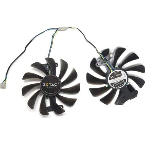 95mm GFY09010E12SPA 4PIN GTX1070/1080 GPU Cooler Fan Replace For Zotac GTX 1070 1080 AMP KFA2 GTX1070 Ti EX GTX 1080/1070 EXOC