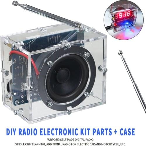 AM FM Radio Experimental Board DIY Electronic Kit For Self Making Digital Radio Electronic Science Experiment Set