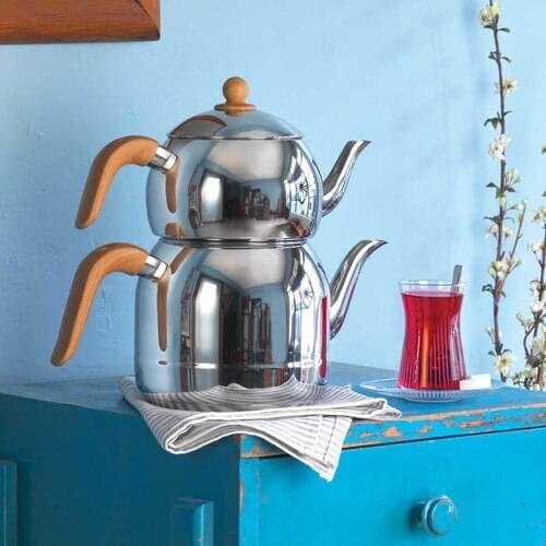 Teapot Set Tea Set Cup Tea for Turkish Tea Sets Kitchen Products Stainless Steel Teapot