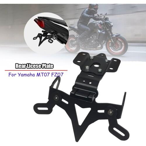 For Yamaha MT-07 MT 07 FZ-07 MT07 MT FZ 07 2013-2021 Motorcycle License Plate Holder Fender Eliminator Registration Bracket