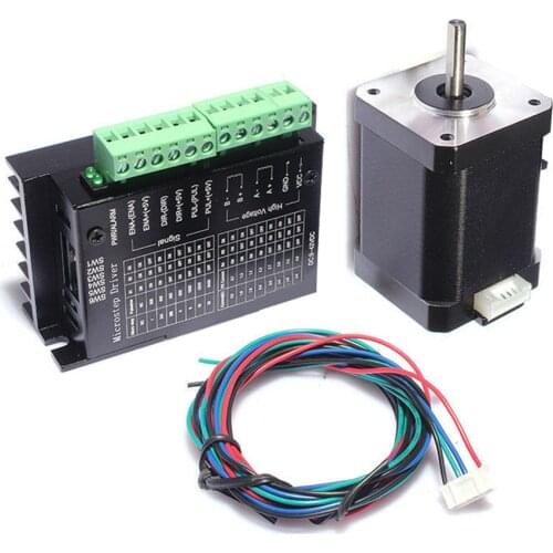 Driver Stepper motor Leads Bipolar 9V-42V DC 4.0A Frame Shaft Replacement Accessory Tool Parts