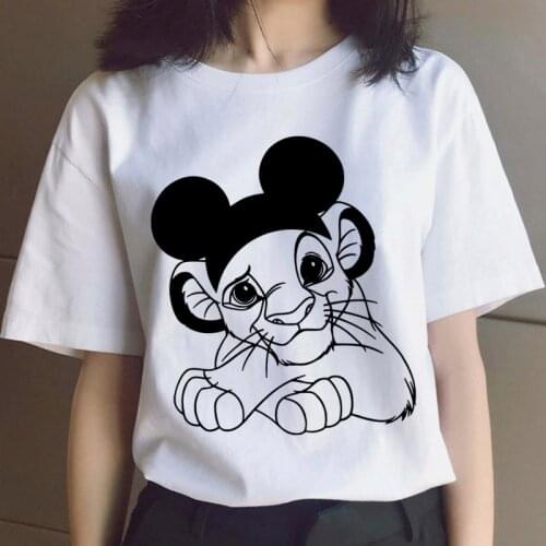 The Lion King Hakuna Matata Funny Cartoon T Shirt Men Women Cute Anime T-shirt Simba Kawaii Tshirt Graphic Top Tees Male Female