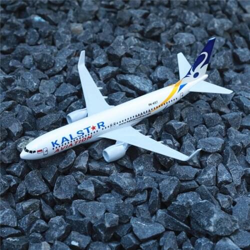 KALSTR Boeing 737 Airplane Diecast Aircraft Model 6" Metal Plane Aeroplane Office Decor Mini Moto Toys for Children