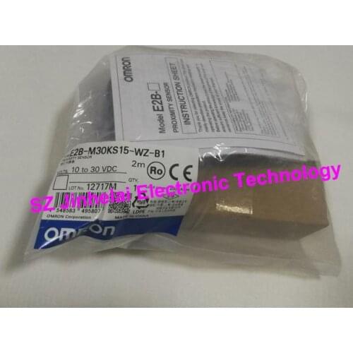 New and original E2B-M30KS15-WZ-B1 OMRON Proximity sensor,Proximity switch, 10-30VDC 2M