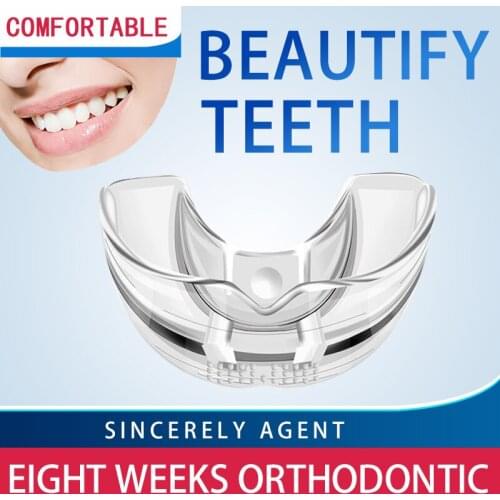 Adults Orthodontic Braces 3 Stages a Set Mouth Guard Braces Tooth Tray Silicone Smile Teeth Alignment Trainer Teeth Retainer