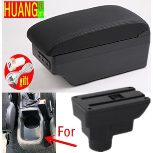 For Opel Corsa Armrest For Opel Corsa D Car armrest box accessories interior storage box Retrofit parts With USB