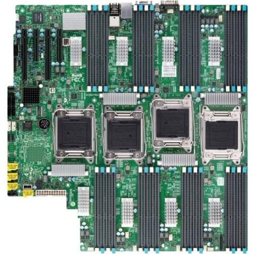 Applies to For Supermicro X10QBL DDR3 four-way server motherboard supports E7 4890 V2 C602J chip