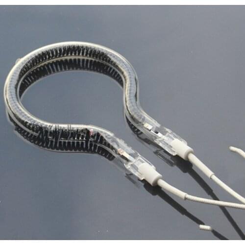 Racket-shaped heating tube heating tube 220v carbon fiber heater Suitable for heaters/ infrared equipment, etc