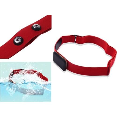 Adjustable Heart Rate Monitor Waterproof Bluetooth Control Soft Chest Strap Part 448D