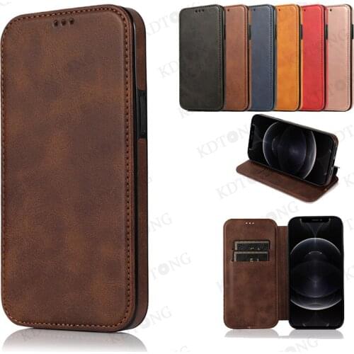 Luxury Flip Leather Case For iPhone 12 11 XS Pro Max Mini X XR 8 7 6 6S Plus SE 2020 With Stand Shockproof Cover Coque Capa