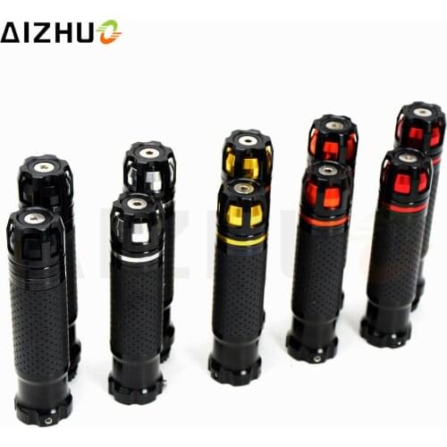 7/8'' 22mm Handlebar Motorcycle Handle Grips CNC Aluminum Handlebar Hand Grip For Kawasaki Suzuki BMW Ducati Benelli Yamaha