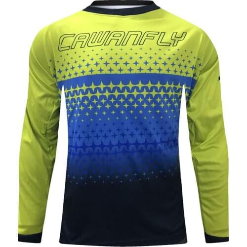 Long Sleeve MTB DH Jersey Quick Dry Motocross Wear BMX Cycling Mountain Bike Clothing Downhill Outdoor Sport T Shirt