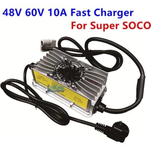 Super SOCO TS TC Max CU 10A 15A fast charger 48V 15A 60V 72V 10A sealed waterproof smart Charger Original super soco batterys