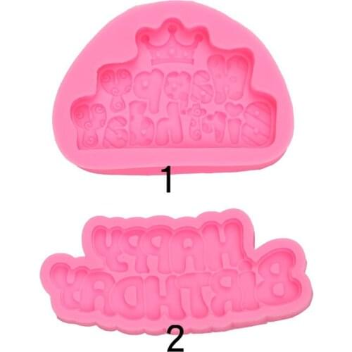 Happy Birthday Cake Decoration Baking Mold 17-387