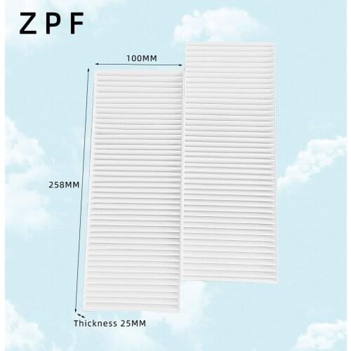 Wholesale WIX24683 Factory Outlet 27274-EA000 Fiber Car Cabin Air Filter CA1809 for NISSAN 258*101*25mm ACC29 (2PCS/SET) CU2623