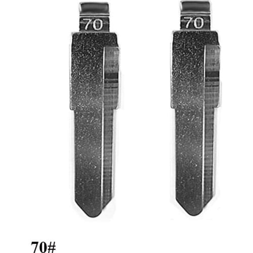 70# universal Car key blanks Replacement Metal Blank Uncut Flip KEYDIY Remote Key Blade