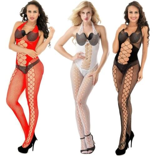 Cross Hollow out Desgin Open Crotch Stockings Sexy teddy underwear Slim Transparent gauze New Simple Fashion Bodysuit Clothes