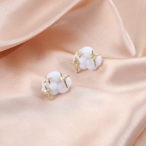 Женские золотые серьги Blovemoon China At AliExpress