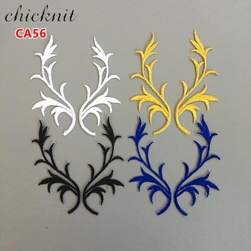 CHICKNIT 5 pairs national clothing accessories DIY Embroidery Patch Ironing Clothing Supplies CA56