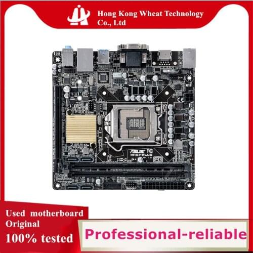 For ASUS H110I-PLUS Motherboard Socket LGA 1151 DDR4 SATA3 For Intel H110 Original Desktop Used Mainboard