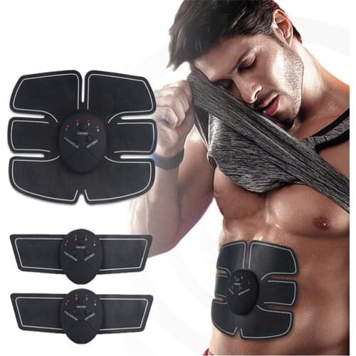 Fitness Abdominal Muscle Stimulator Gym Equipment For Training Apparatus Home Electric Muscle Trainer Belly Exercises Machine