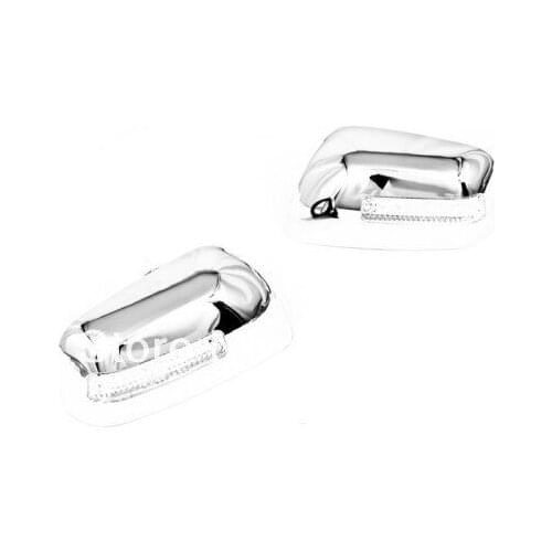 Chrome Side Mirror Cover w/LED Blinker For Toyota Rav4 2001-2005