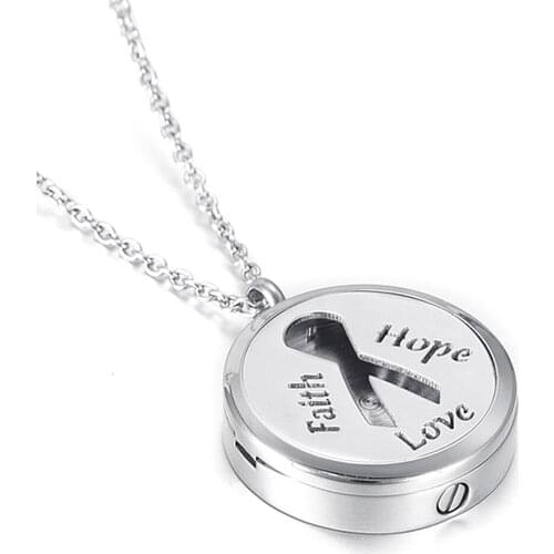 IJD5001 Function Essential Oils Box Diffuser Locket Pet/Human Ash Holder Keepsake Urns Pendant Necklace Memorial Jewelry