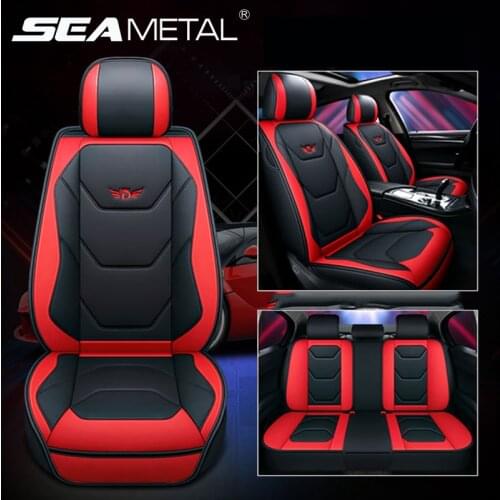 PU Leather Car Seat Covers Faux Leatherette Automotive Vehicle Cushion Cover Universal Fit for Car SUV Pick-up Truck Car Product