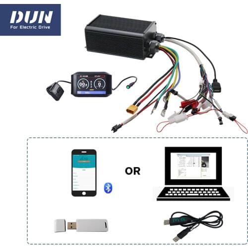 E-Bike Controller 24V/36V/48V 1000w Brushless DC Motor Driver with 750C TFT Display for Electric Bicycle