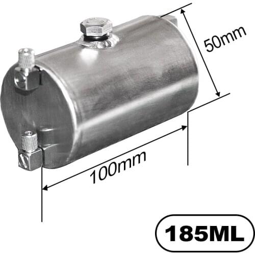 140ml / 185ml Metal Oil Tank with oil quantity display For Gasoline, Methanol Engine DIY RC Boat Tank Car Parts