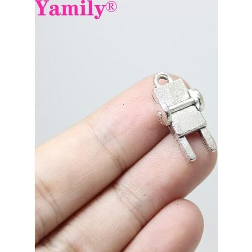 25pcs-- 22x11mm Antique silver tone Hand Cart Charms pendant alloy for necklace bracelet diy jewelry making