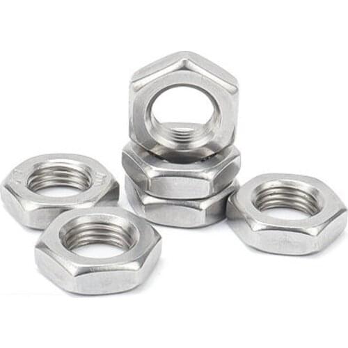 M8 M10 M12 M14 M16 M18 M20 M22 M24 304 stainless steel anti-tooth fine teethed hexagon nuts hex left teeth reverse thread nut