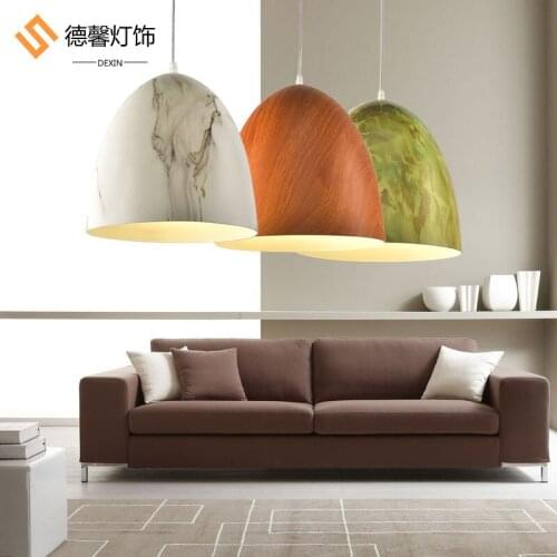 Modern led stone industrial lamp hanging lights chandelier lumiere pendant lamp bedroom hanging lamp living room pendant light