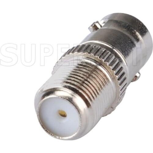 Superbat 5pcs BNC-F Adapter BNC Jack to F Female Straight RF Coaxial Connector
