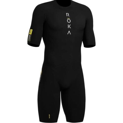 ROKA Summer Men Cycling Jumpsuit Triathlon Cycling Suit Ciclismo Swimming Running Mountain Bike Bicycle Clothing Non-Slip Ribbon