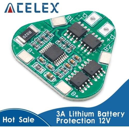 3S 12V 18650 Lithium Battery Protection Board 11.1V 12.6V overcharge over-discharge protect 8A 3 Cell Pack Li-ion BMS PCM PCB