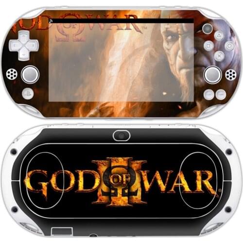 Vinyl Skin Sticker Protector For Sony PSvita 2000 For PSv 2000 Decal - God of War