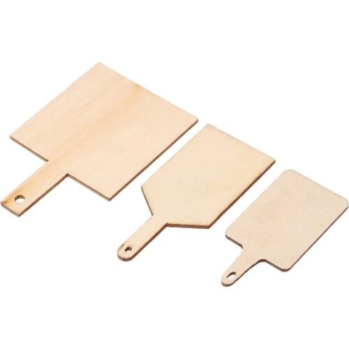 1:12 Mini Sushi Wooden Tray Wooden Board Sticky Board Dollhouse Accessories Doll House Decor S/M/L For Dollhouse Decals