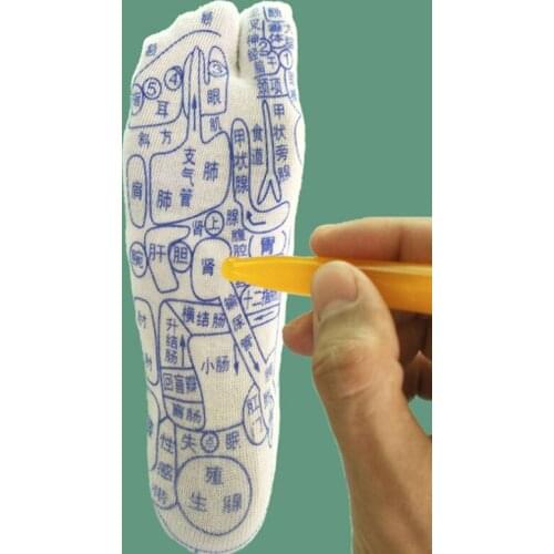 1 Pair Acupressure Reflexology Socks Physiotherapy Massage Relieve Tired