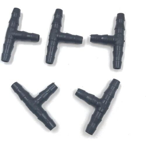 10/50/100Pcs Three Way Barbed Garden Water Connectors Garden Irrigation Hose Garden Agriculture Irrigation Accessories