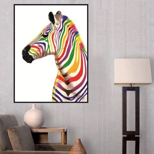 100% Hand Painted Abstract Hand Made Oil Painting Large Size Canvas Horse Animal Wall Pictures For Living Room Home Decor