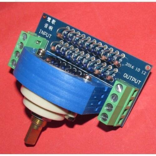 Dale 12 Step Attenuator Volume Pot Stereo Dual Potentiometer 100K / 50K Audio Tube Amp FOR POWER Amplifier